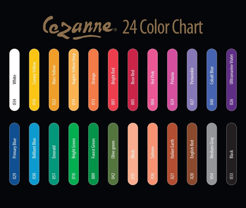 Cezanne Creative Mark Premium Colored Pencils MultiColor Set of 24 - Highly-Pigmented Drawing Pencils - Coloring Pencils for Drawing, Blending, Coloring, and More - Image 5